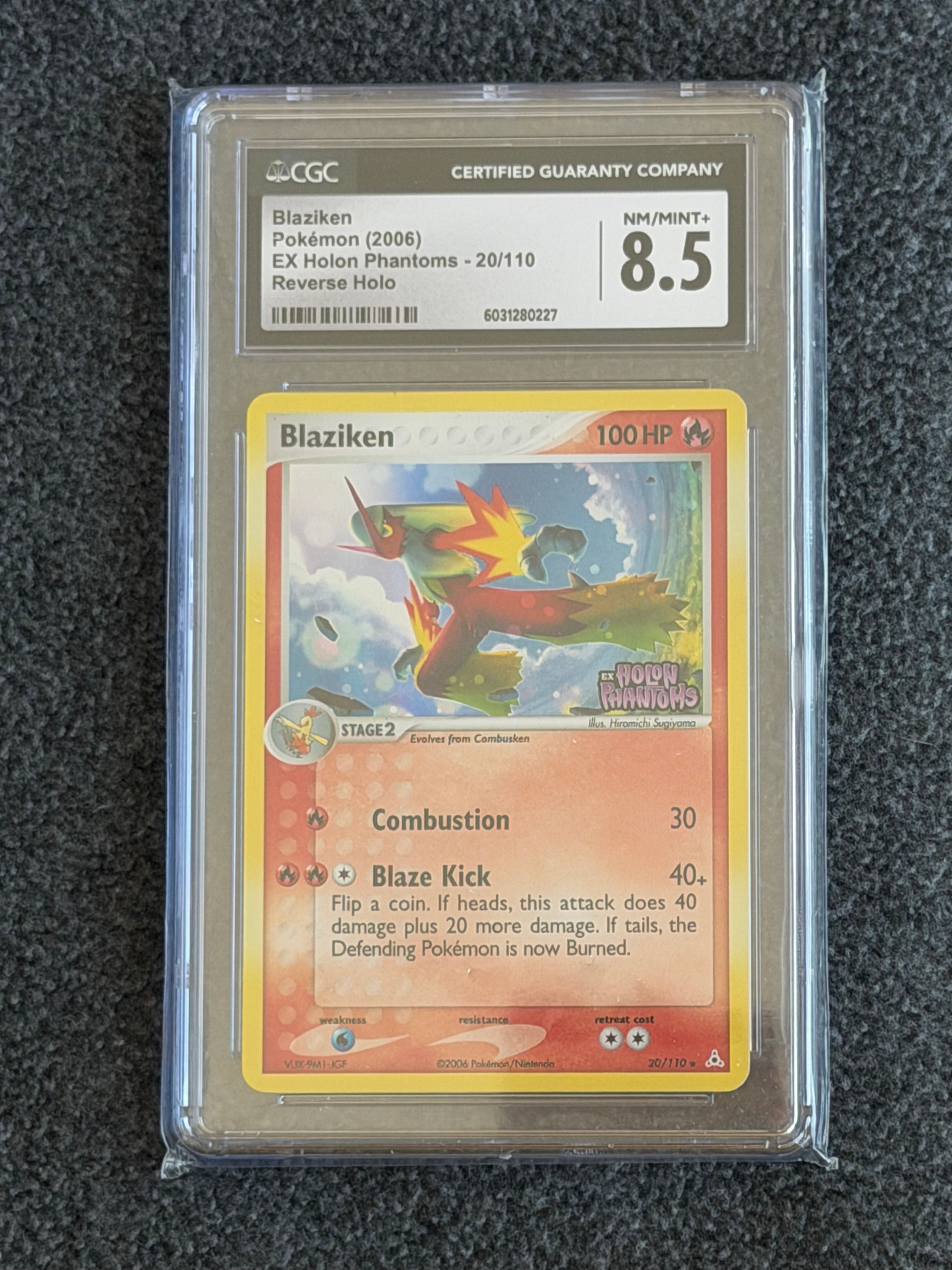 Blaziken — EX Holon Phantoms #20 (front)