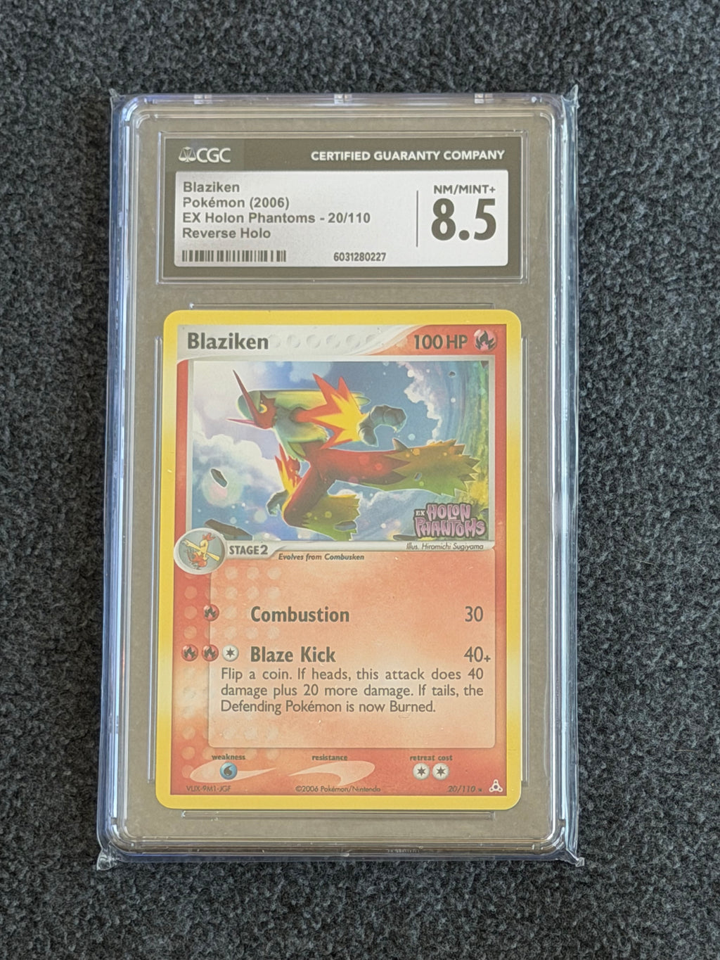 Blaziken — EX Holon Phantoms #20 (front2)