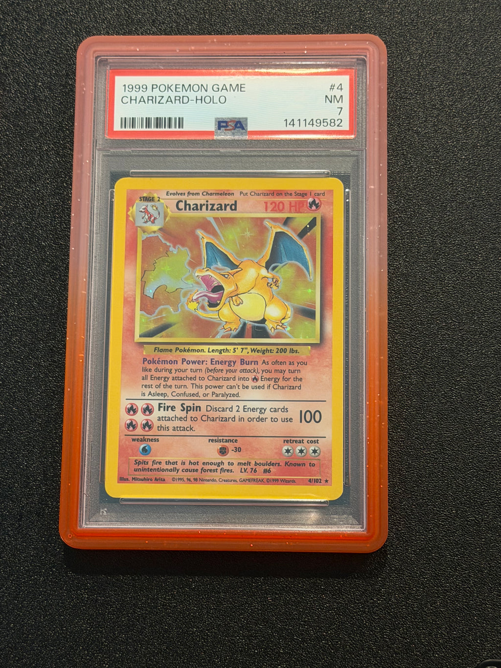 PSA 7 Charizard-Holo