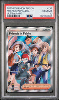 PSA 10 FRIENDS IN PALDEA (ULTRA RARE) — POKEMON PRE EN-PRISMATIC EVOLUTIONS #137 (2025)