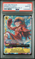 PSA 10 MONKEY D. LUFFY (ILLUSTRATION BOX VOL.3) — ONE PIECE PROMOS #109 (2025)