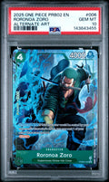 PSA 10 RORONOA ZORO (ALTERNATE ART) — ONE PIECE PRB02-PREMIUM BOOSTER -ONE PIECE CARD THE BEST- VOL.