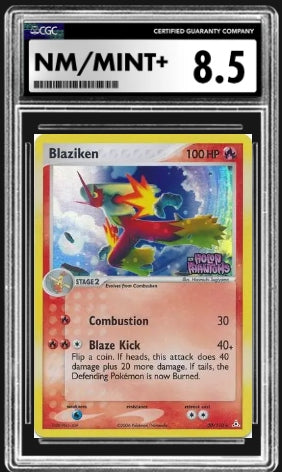 CGC 8.5 Blaziken — EX Holon Phantoms #20