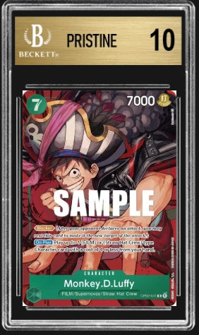 BGS 10.0 Monkey.D.Luffy (041) (Alternate Art) — Paramount War #OP02-041