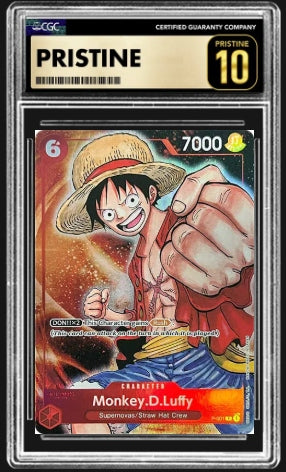 CGC 10.0 Monkey.D.Luffy (Premium Card Collection -BANDAI CARD GAMES Fest. 23-24 Edition-) — One Piece Promotion Cards #P-001