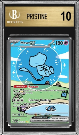 BGS 10.0 Mew ex — Paldean Fates #232/091