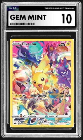CGC 10.0 Pikachu (Secret) — Crown Zenith #160/159